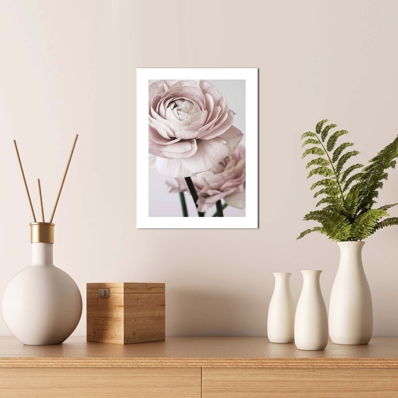 Tablou decorativ, Alpha Wall, Pink Petal, 30x40 cm - imagine 3